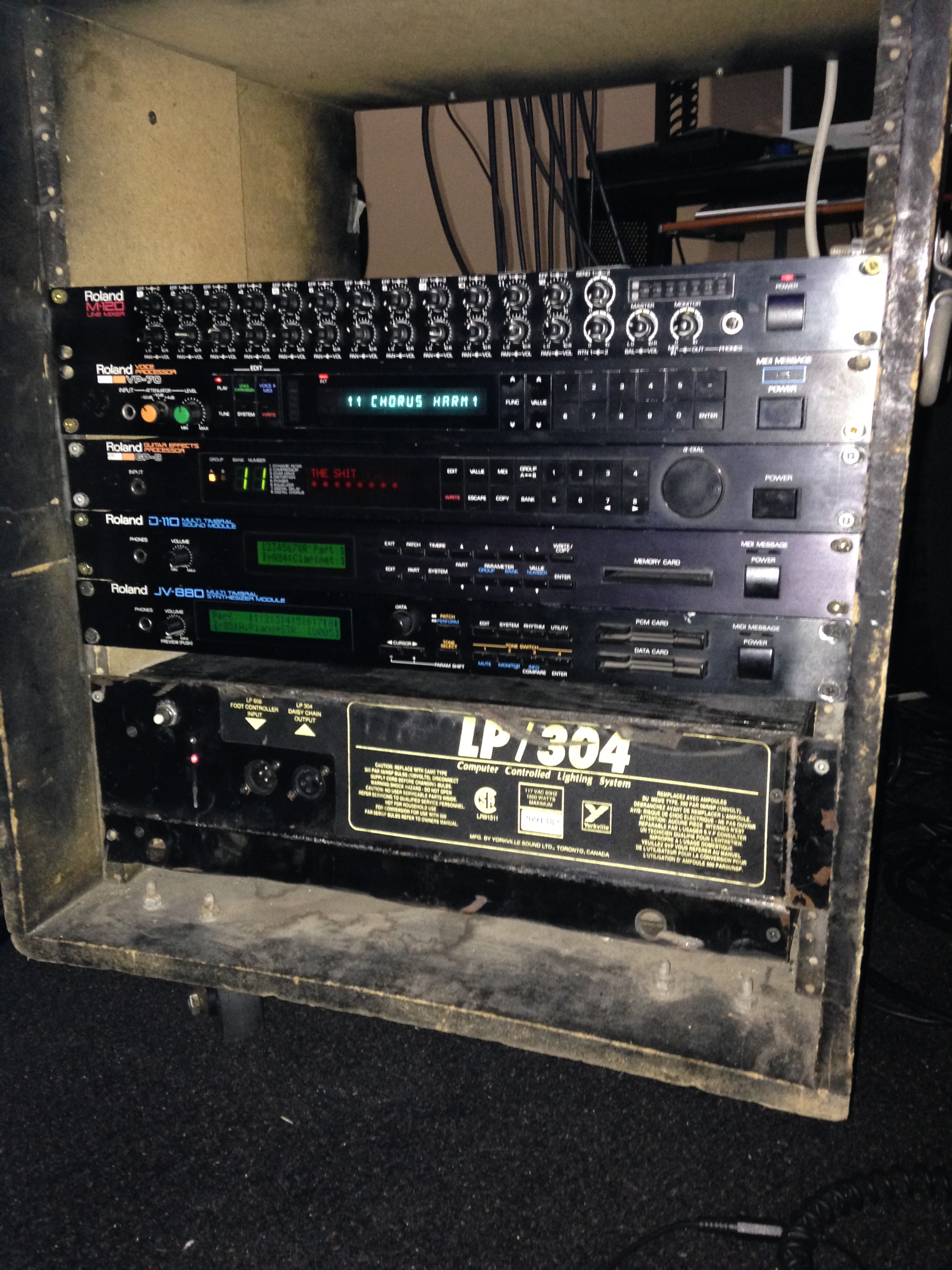 the new rack with d-110